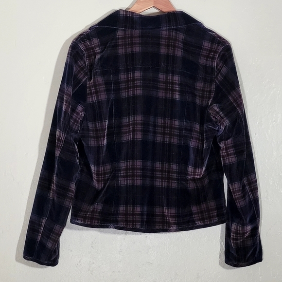 Faconnable Plaid Faux Velvet Jacket - Picture 2 of 7